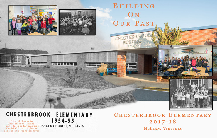 Chesterbrook Elementary Yearbook 2017-2018 "Decades: 1950s to Today